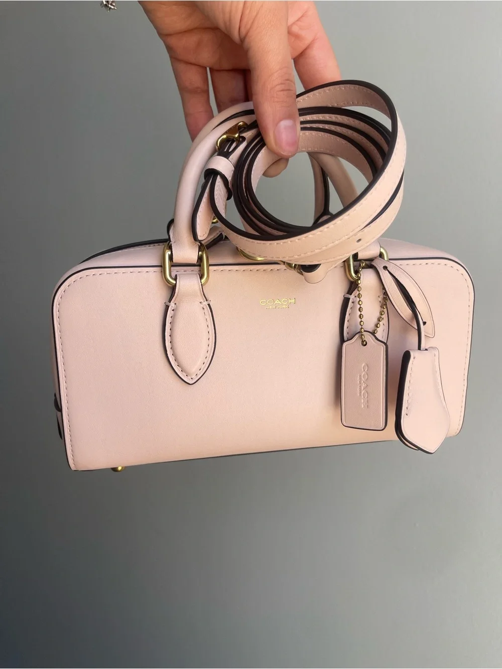 Coach Blush Pink Bowery Satchel